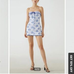 Commense Butterfly, Floral Tube Dress